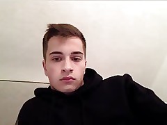 Greek Cute Young man Cums Mainly Webcam